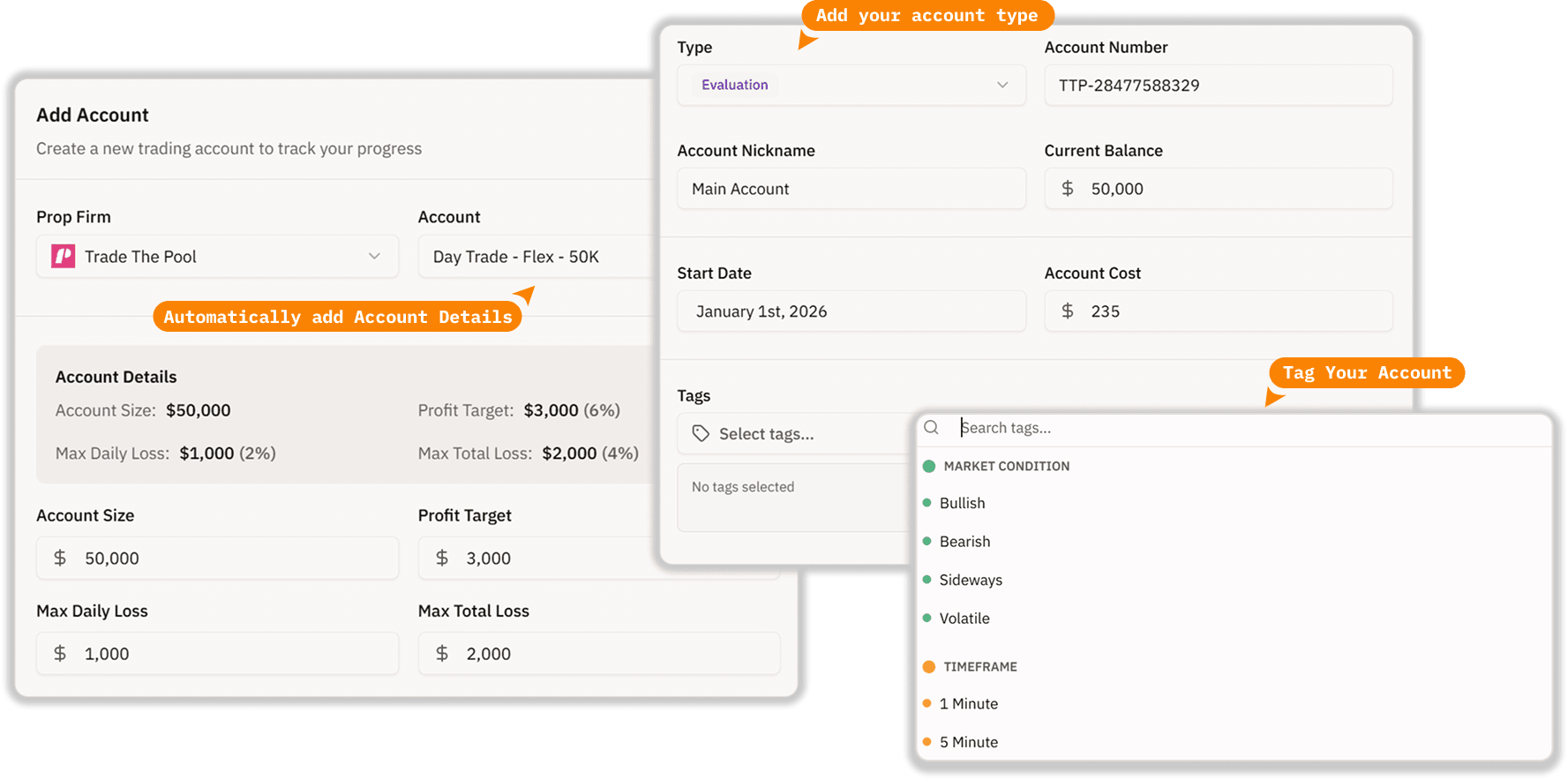 Easy Account Setup with Auto-Fill