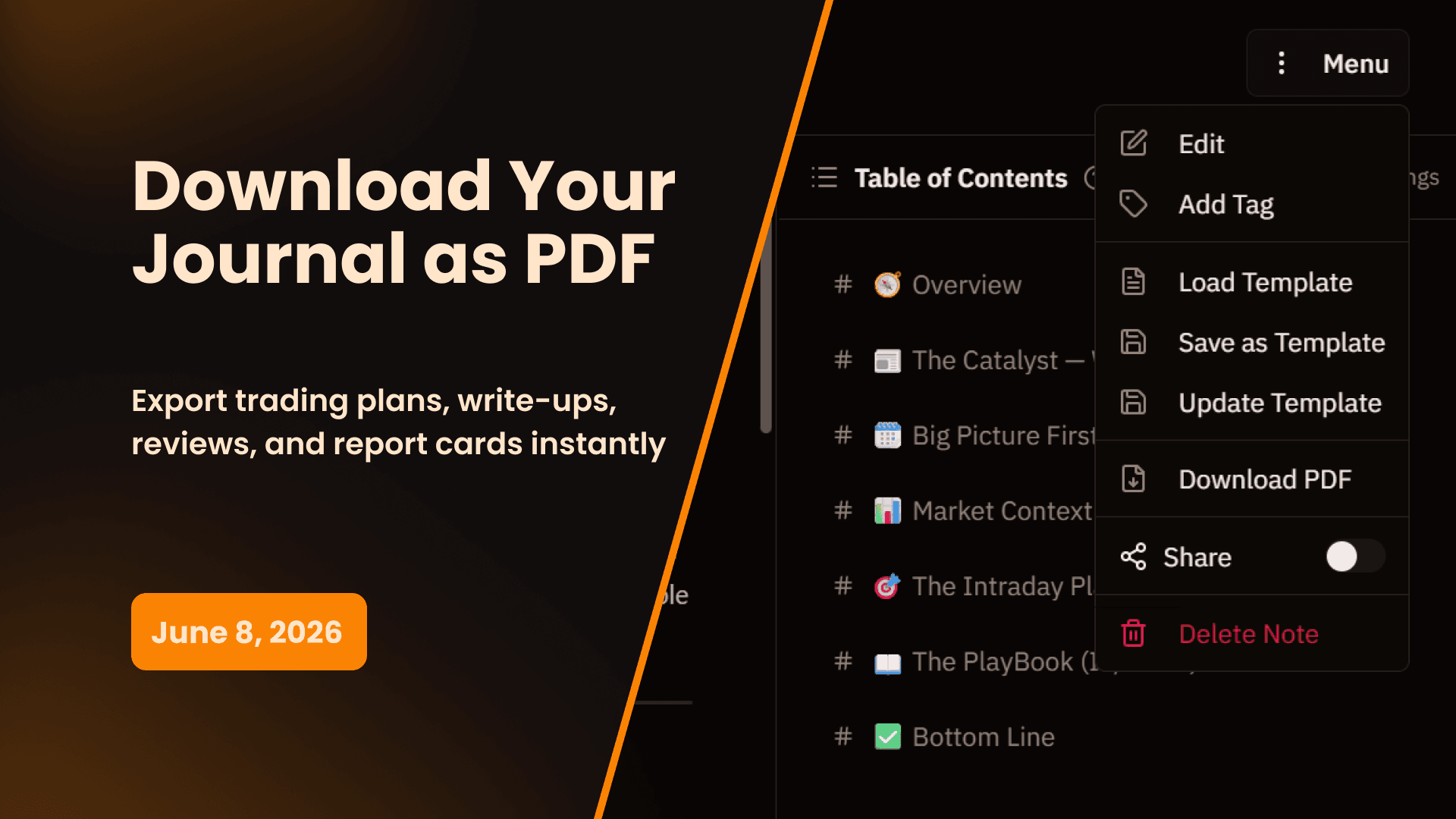 PDF Export: Download, Print, and Share Your Trading Documents
